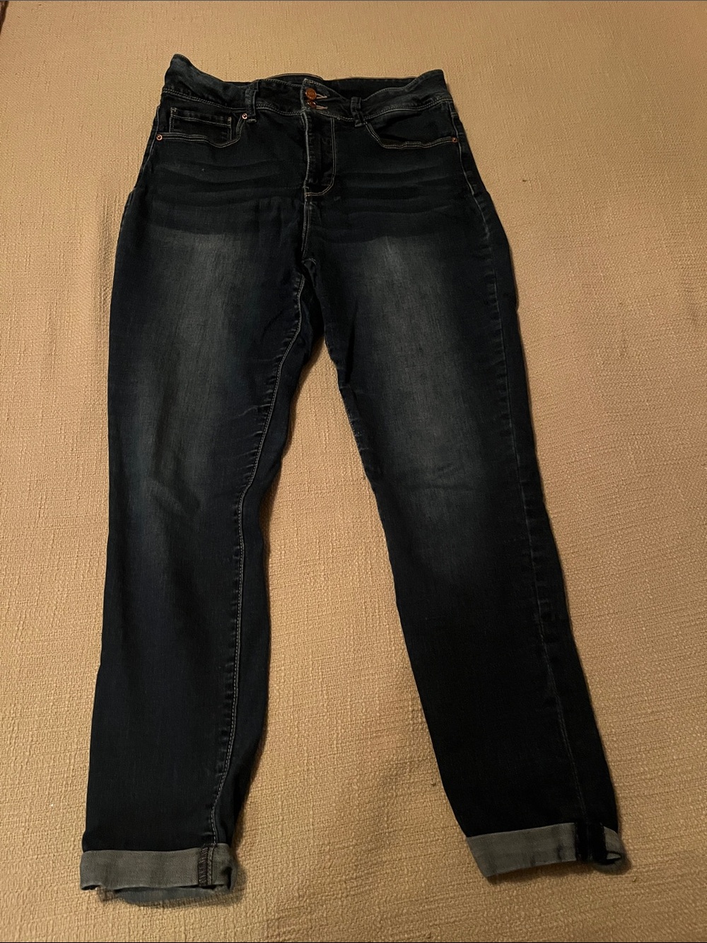 Royalty For Me Dark Wash High Rise Ankle Jeans / Size 4/6